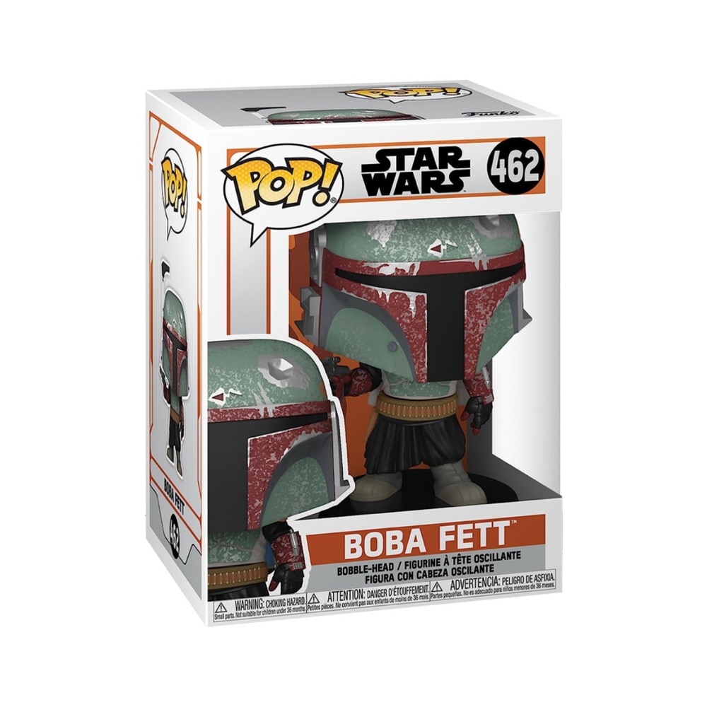 🆕 Funko POP Star Wars: The Mandalorian Action Figure Boba Fett